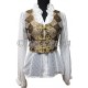 CHALECO (SHORT VEST / BROWN GOLD)